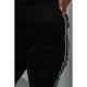 Спорт штани жіночі велюрові, колір чорний, 244R5576