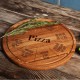 Дошка для нарізки "Піца на бажання", 35 см, українська