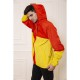 Куртка-ветровка мужская с капюшоном, цвет Красно-желтый, 131R069- 12