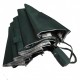 Жіноча парасолька напівавтомат Bellissimo з візерунком зсередини і тефлоновим просоченням, зелена, 018315-10