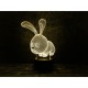 Змінна пластина для 3D ламп "Кролик"