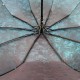 Жіноча парасолька напівавтомат бірюзова з жакардовим куполом "хамелеон" від Bellissimo М0524-3