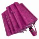Складна жіноча парасолька напівавтомат "Краплі дощу" від SL, бузковий, 0497SL-2