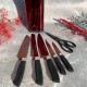 Набір ножів Edenberg EB-11027-Red 7 предметів червоний