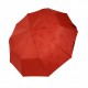 Жіноча парасолька напівавтомат на 10 спиць Bellisimo "Flower land", проявка, червоний колір, 0461-6