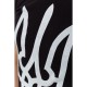 Футболка мужская Тризуб, цвет черно-белый, 226R026