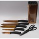 Набір кухонних ножів Edenberg EB-11026-Bronze 7 предметів бронзовий
