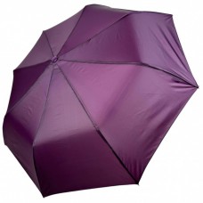 Жіноча однотонна парасолька напівавтомат на 8 спиць від Toprain, фіолетова, 0102-9