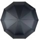 Мужской складной зонт полуавтомат от Bellissimo, есть антиветер, черный, 0458-1