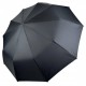 Чоловіча складана парасолька напівавтомат від Bellissimo, є антивітер, чорна, 0458-1