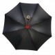 Однотонна парасолька-тростина, напівавтомат на 8 спиць від фірми RST, бордова, 01113-2