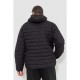 Куртка мужские демисезонная с капюшоном, цвет черный, 214R8891