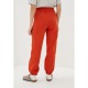 Женские спортивные брюки трикотажные на флисе Brick Оранжевый