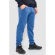 Спорт штани чоловічі на флісі однотонні, колір джинс, 190R236