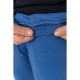 Спорт штаны мужские на флисе однотонные, цвет джинс, 190R236