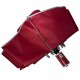 Жіноча складана парасолька автомат парасолька зі світловідбивною смужкою від Bellissimo, червона М0626-3