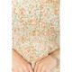 Сукня шифонова з квітковим принтом, колір молочно-персиковий, 2 1