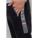 Спорт штани чоловічі на флісі, колір чорний, 244R41153