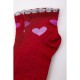 Бавовняні дитячі шкарпетки, бордового кольору, 1