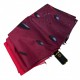 Жіноча парасолька-автомат у подарунковій упаковці з хусткою від Rain Flower, червона з нарцисами 01020-2