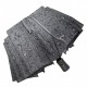 Жіноча парасолька напівавтомат "Краплі дощу" від S&L на 10 спиць, сіра ручка, 01605Р-4