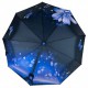 Жіноча автоматична парасолька на 9 спиць із принтом Ейфелева Вежа та квіти від Susino, синя, 03026-6