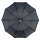 Мужской складной зонт полуавтомат от Feeling Rain, есть антиветер, черный, FR0453-1