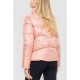 Куртка жіноча демісезонна відднотонна, колір світло-рожевий, 235R2035