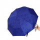 Жіноча парасолька напівавтомат на 10 спиць Bellisimo "Flower land", проявка, синій колір, 0461-10