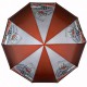 Жіноча складана автоматична парасолька з принтом Колізею від TheBest-Flagman, червона, 0510-3