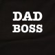 Фартух "Dad Boss", Чорний, Black, англійська