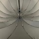 Полуавтоматический мужской зонт-трость на 16 спиц от Toprain, черный, 01003-1