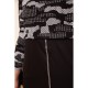 Коротка сукня з блискавкою попереду, колір Чорний, 167R1805-3