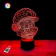 3D ночник "Марио" (УВЕЛИЧЕННОЕ ИЗОБРАЖЕНИЕ) + пульт ДУ + сетевой адаптер + батарейки (3ААА)  3DTOYSLAMP