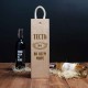 Коробка для пляшки вина "Тесть №1 во всем мире" подарункова, російська