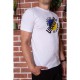 Чоловіча футболка з патріотичним принтом, колір Білий, 155R002