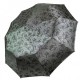 Жіноча парасолька напівавтомат сіра з жакардовим куполом "хамелеон" від Bellissimo М0524-4