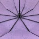 Складна жіноча парасолька напівавтомат "Краплі дощу" від SL, фіолетова, 0497SL-3