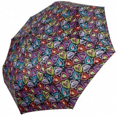 Жіноча напівавтоматична парасолька SL на 8 спиць із квітковим принтом, 0310Е-7