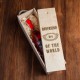 Коробка для пляшки вина "Boyfriend №1 of the world" подарункова, англійська