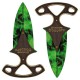 Ножі тичкові CS GO (Emerald)