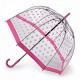 Парасолька-тростина жіноча Fulton Birdcage-2 L042 Pink Polka (Розовый горох)