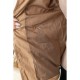 Куртка женская из мягкой экокожи, цвет бежевый, 186R095
