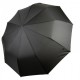 Чоловіча складана парасолька напівавтомат від Bellissimo, є антивітер, чорна, 0452-1