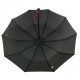Мужской складной зонт полуавтомат от Bellissimo, есть антиветер, черный, 0452-1