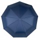 Жіноча парасолька напівавтомат з подвійною тканиною Bellissimo, синя, 018301S-4