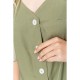 Блуза на бретелях, цвет оливковый, 102R215