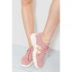 Кросівки жіночі текстильні, колір пудровий, 214R231