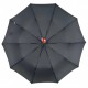 Чоловіча парасолька-автомат від Feeling Rain на 10 спиць із прямою ручкою, антивітер, чорна FR 0458-1