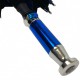 Однотонный зонт-трость, полуавтомат на 8 спиц от фирмы RST, темно-синий, 01113-3
